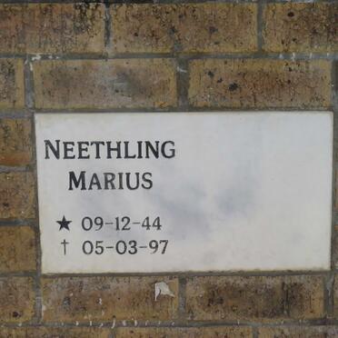 NEETHLING Marius 1944-1997