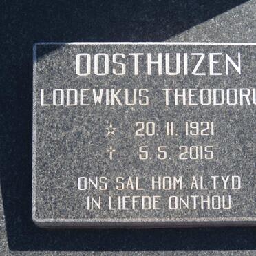 OOSTHUIZEN Lodewikus Theodorus 1921-2015