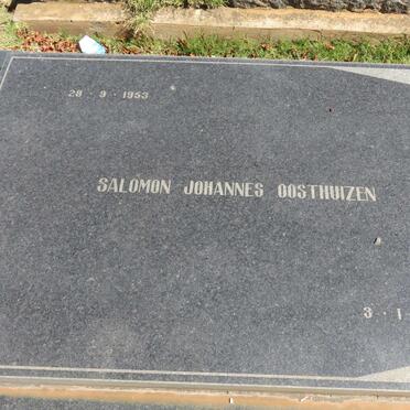 OOSTHUIZEN Salomon Johannes 1953-1971