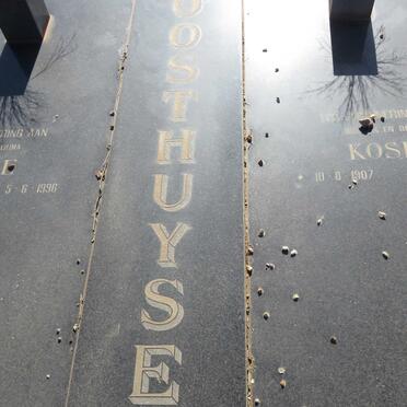 OOSTHUYSEN Kosie 1907-1996 &amp; Josie 1904-1996