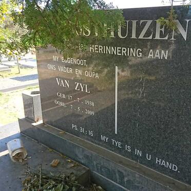 OOSTHUIZEN Van Zyl 1938-2009