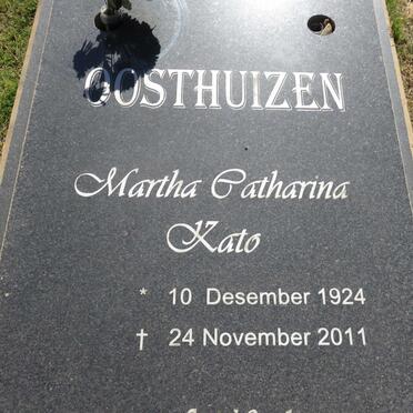 OOSTHUIZEN Martha Catharina 1924-2011