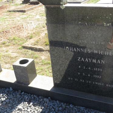 RENSBURG Johannes Wilhelm Zaayman, Janse van 1895-1982