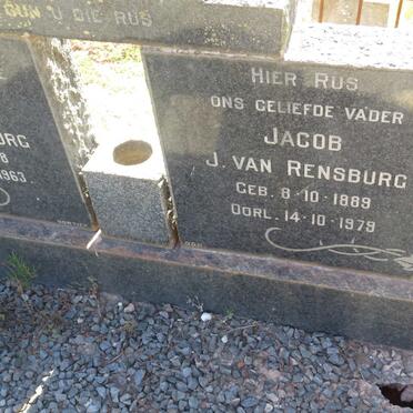 RENSBURG Jacob J., van 1889-1979 &amp; Christina P. 1888-1963