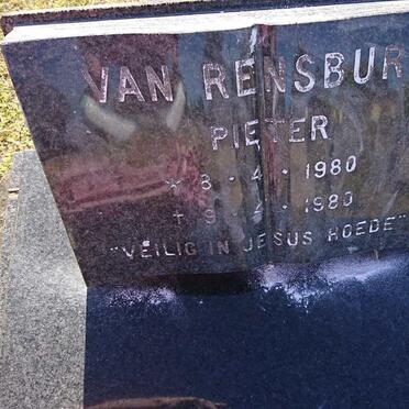 RENSBURG Pieter, van 1980-1980