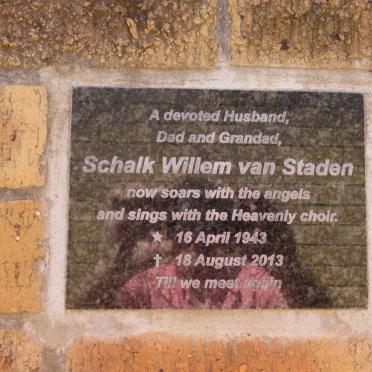 STADEN Schalk Willem, van 1943-2013