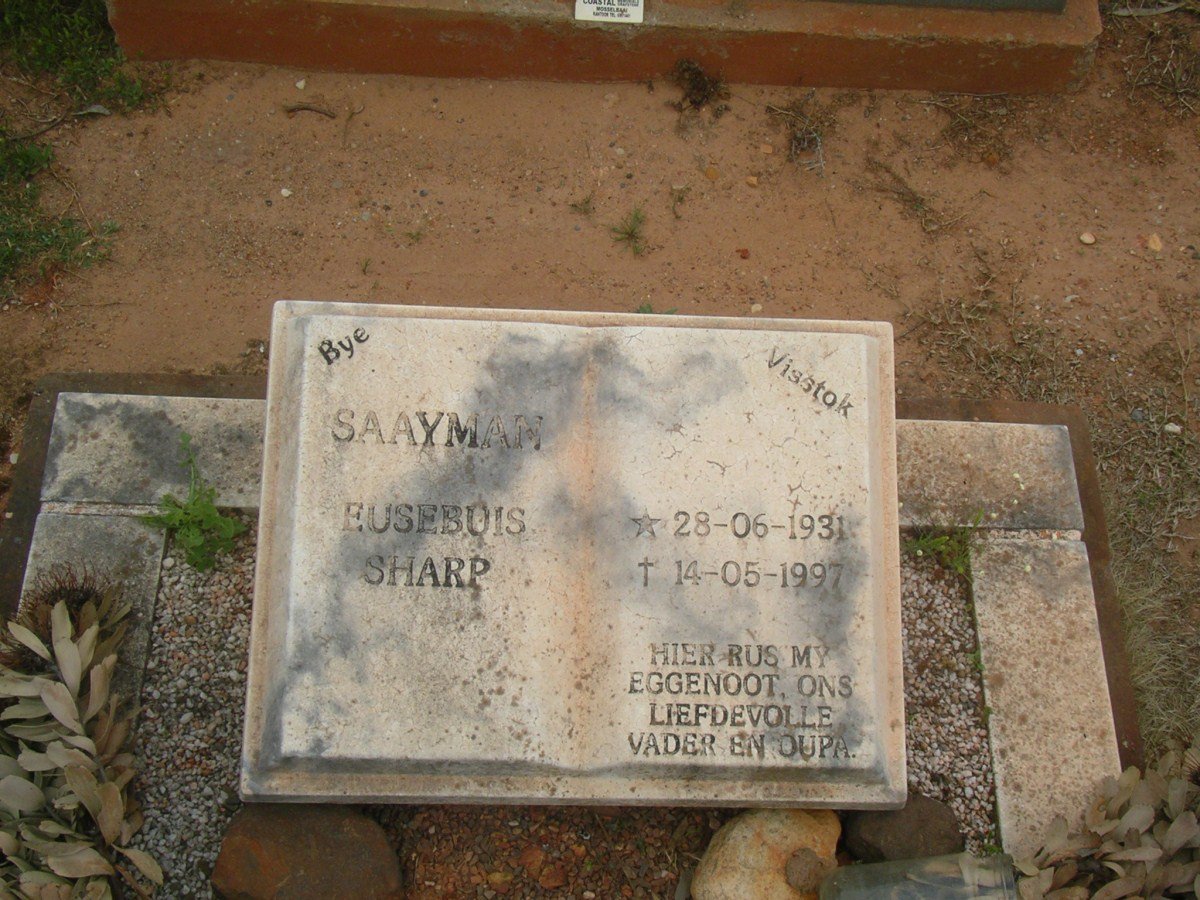 SAAYMAN Eusebuis Sharp 1931-1997