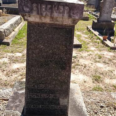 SIECKER Heinrich 1927-1941