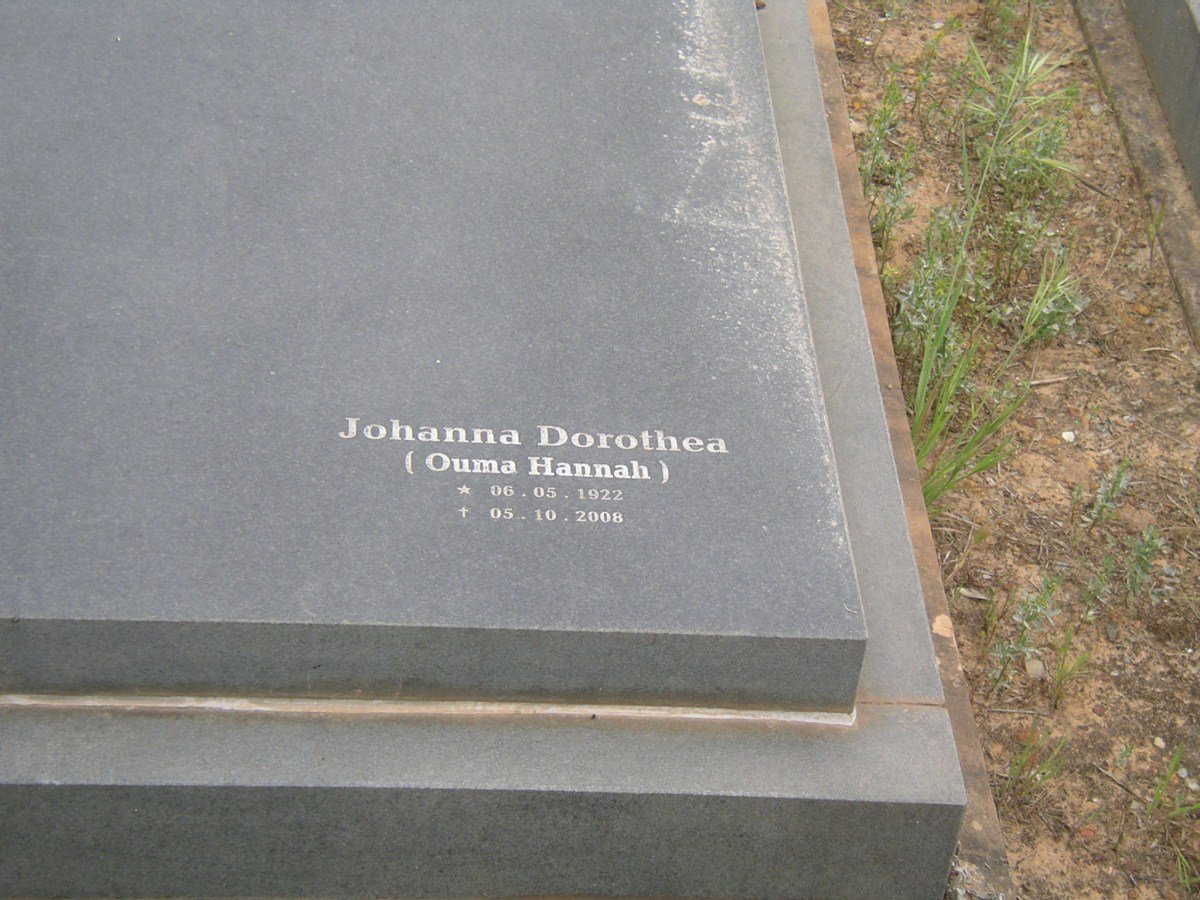 SAAYMAN Johanna Dorothea 1922-2008