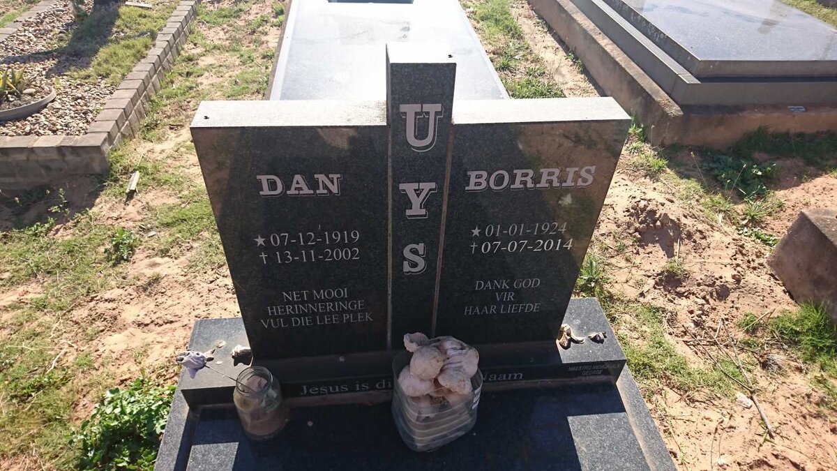 UYS Dan 1919-2002 &amp; Borris 1924-2014