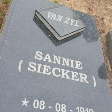 ZYL Sannie, van nee SIECKER 1919-2005