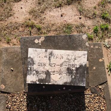 ZYL H.A., van 1900-1960