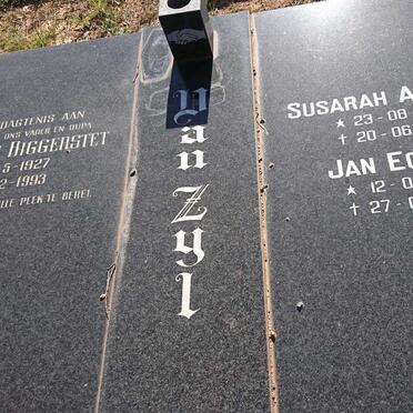 ZYL Benjamin Biggerstet, van 1927-1993 &amp; Susarah Adriana 1932-2010 :: ECKARD Jan 1957-2014