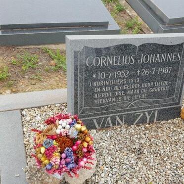 ZYL Cornelius Johannes, van 1952-1987