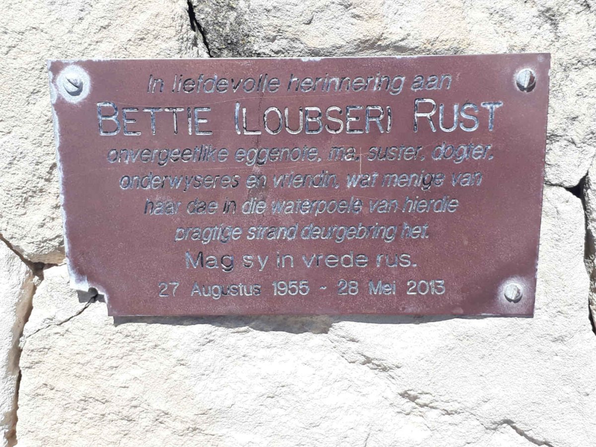 RUST Bettie nee LOUBSER 1955-2013