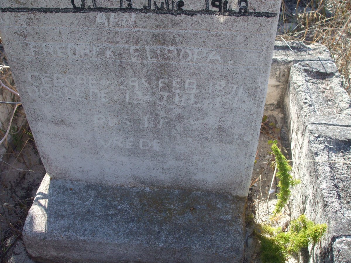 EUROPA Fredrick 1871-1948