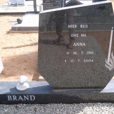 BRAND Anna 1916-2004