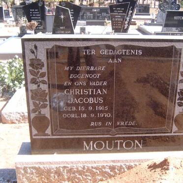 MOUTON Christian Jacobus 1915-1970
