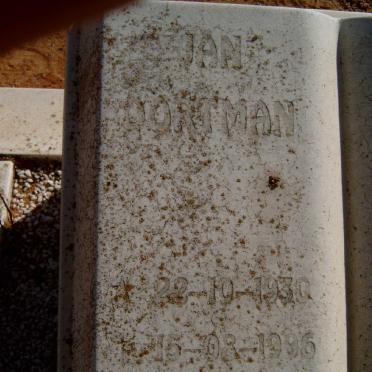 OORTMAN Jan 1930-1996