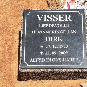 VISSER Dirk 1953-2009