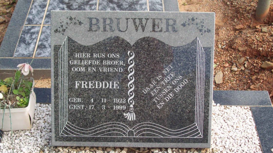 BRUWER Freddie 1922-1999