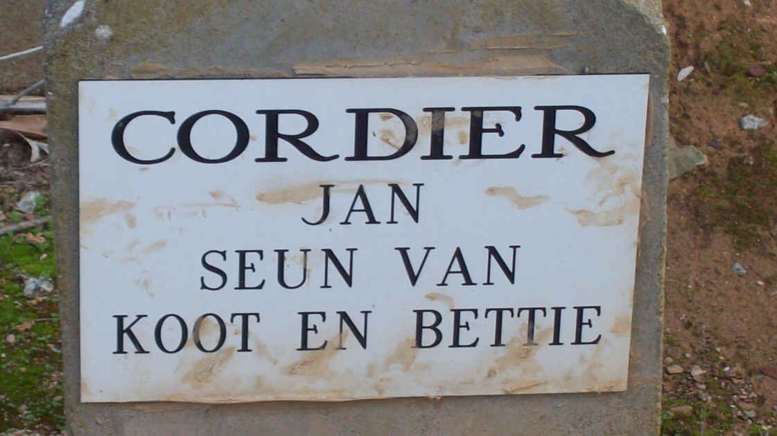CORDIER Jan