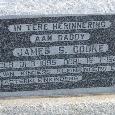 COOKE James S. 1895-1942