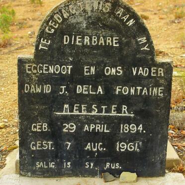 FONTAINE Dawid J., dela 1894-1961