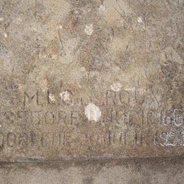 ROUX M.L.C. 1861-1953