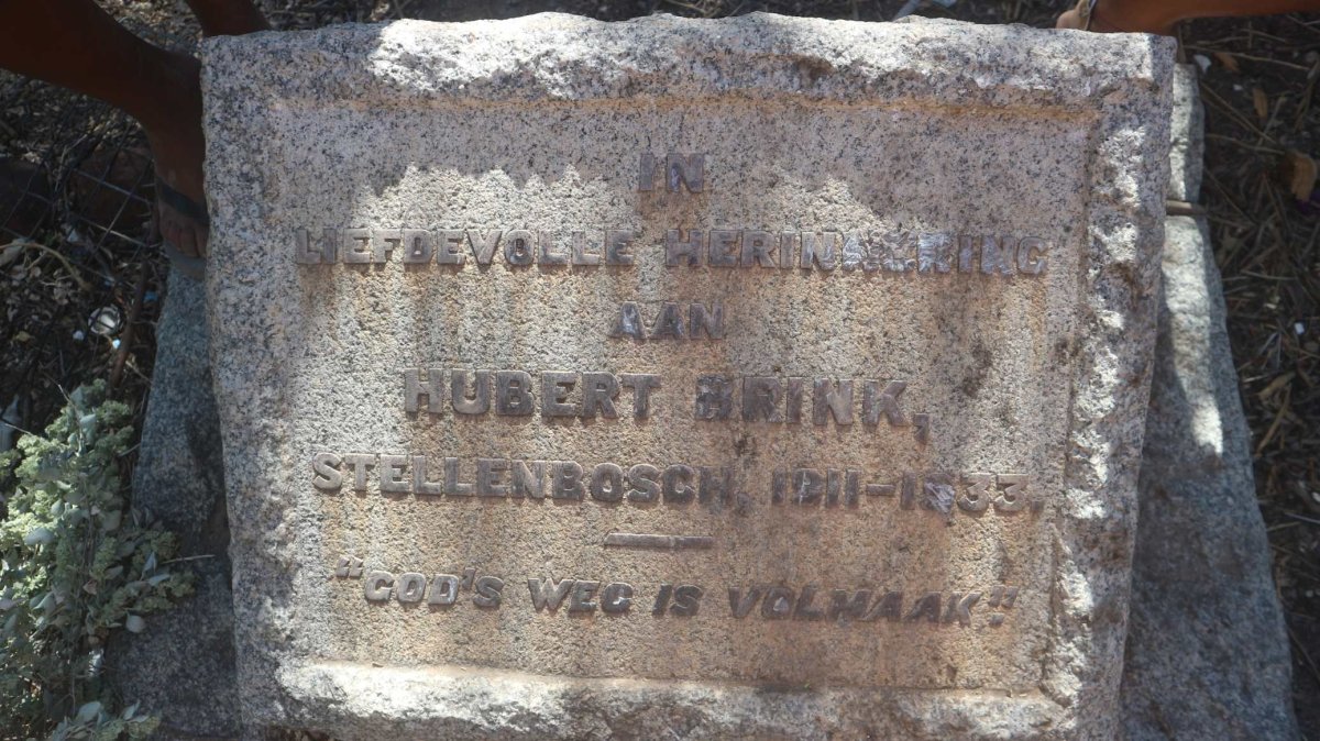 BRINK Hubert 1911-1933