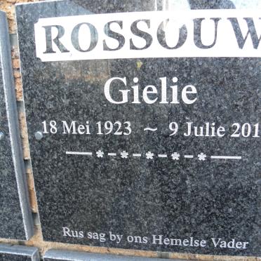 ROSSOUW Gielie 1923-2012