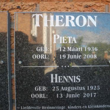 THERON Hennis 1925-2017 &amp; Pieta 1936-2008