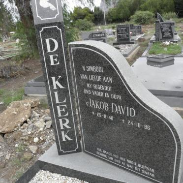 KLERK Jakob David, de 1940-1996