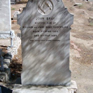 BRAY John 1855-1889