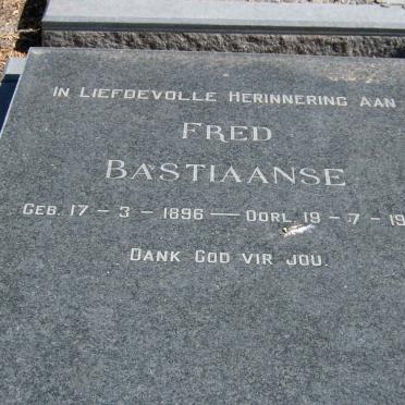 BASTIAANSE Fred 1896-1969