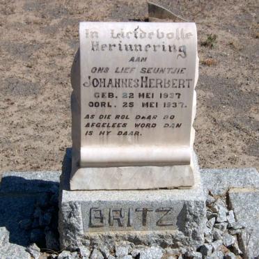 BRITZ Johannes Herbert 1937-1937