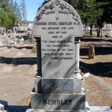 BENSLEY Vernon Cyril -1951
