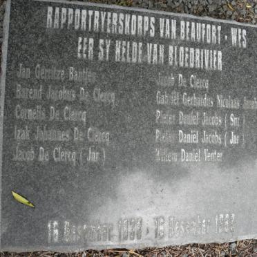8. The Battle of Bloodriver - heroes from Beaufort-West