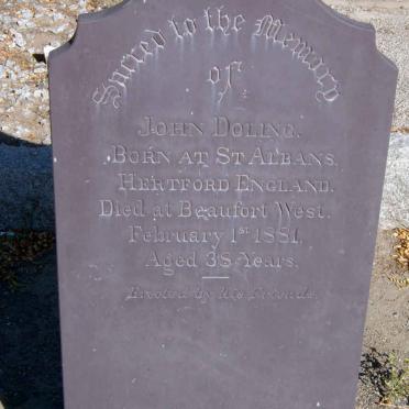 DOLLING John -1881