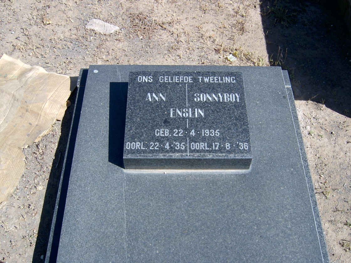 ENSLIN Ann 1935-1935 :: ENSLIN Sonnyboy 1935-1936