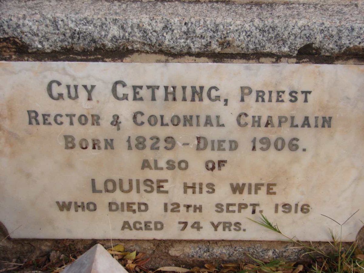 GETHING Guy 1829-1906 &amp; Louise -1916