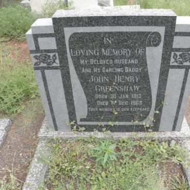 GREENSHAW John Henry 1913-1969