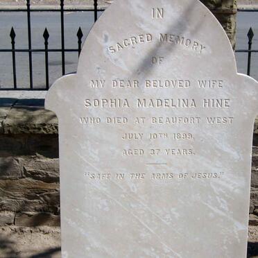 HINE Sophia Madelina -1899