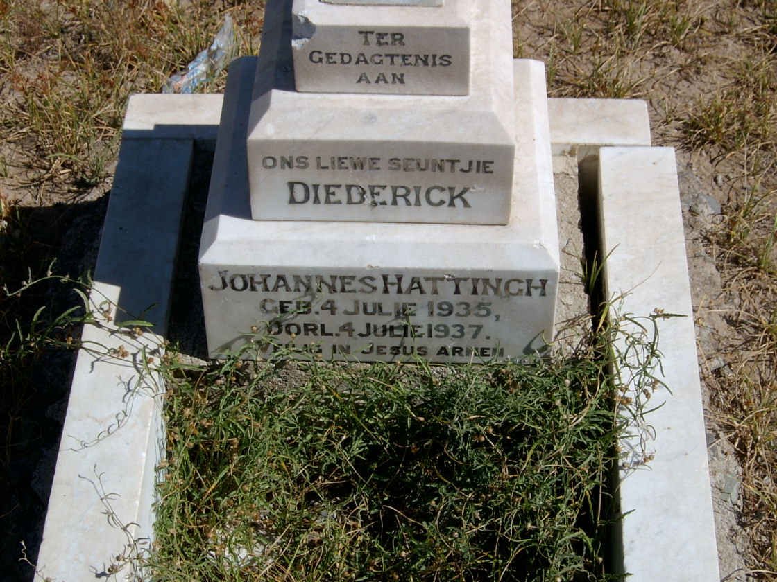 HATTINGH Diederick Johannes 1935-1937
