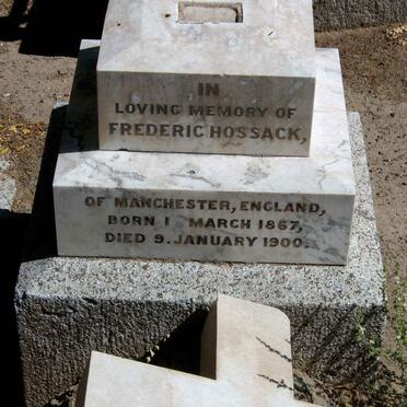 HOSSACK Frederic 1867-1900