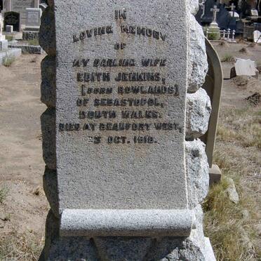 JENKINS Edith nee ROLANDS -1918