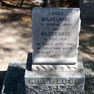KIELBLOCK Wilhelmine -1898 :: KIELBLOCK Hidegarde -1916