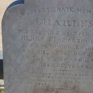 LYDE Charles -1880