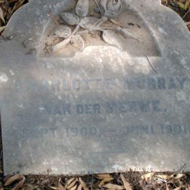 MERWE Charlotte Murray, van der 1900-1901