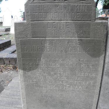 PIENAAR Lenie 1883-1920